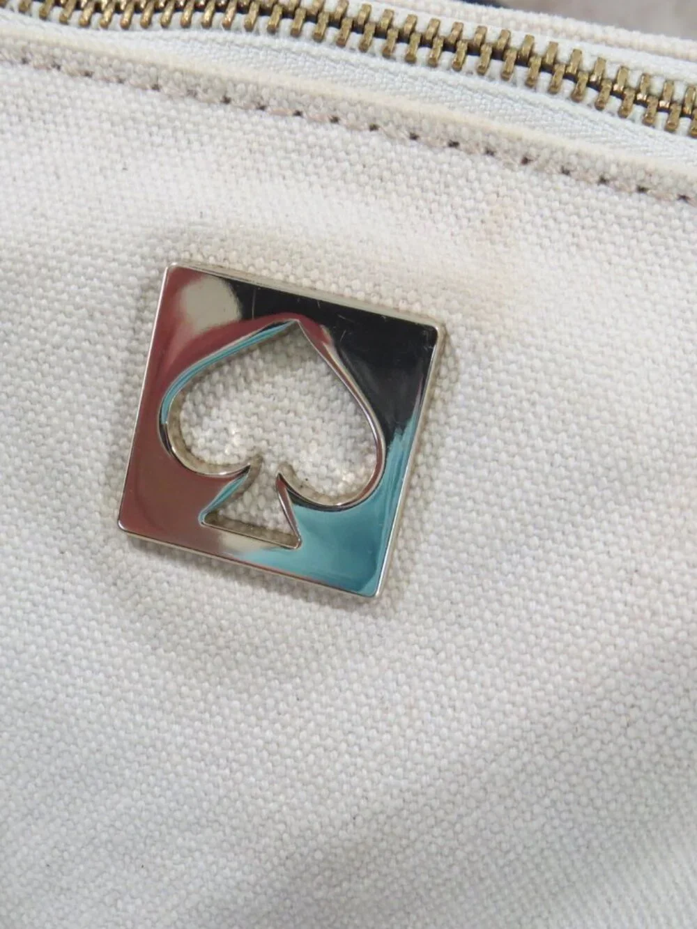 Kate Spade ♠️Large TEQUILA Tote Bag, Canvas, Pockets - Picture 9 of 16